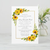 Viering van de begrafenisherdenkingsbloemen in het kaart (Staand voorkant)