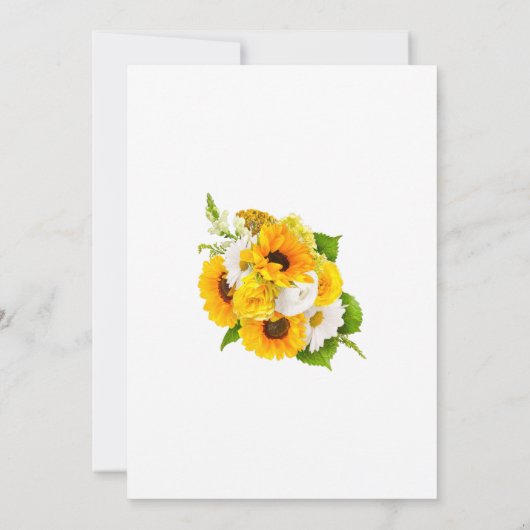 Viering van de begrafenisherdenkingsbloemen in het kaart (Achterkant)