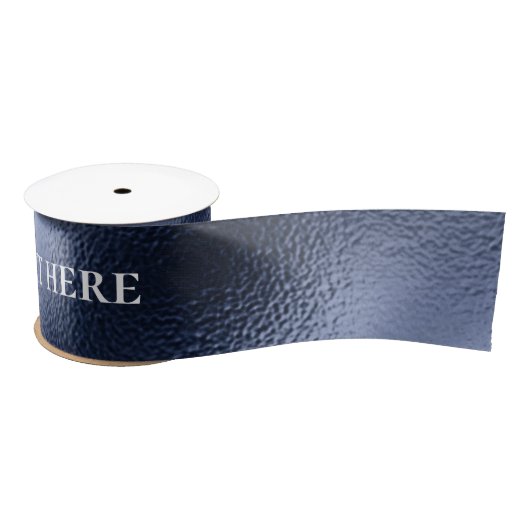 viering van de blauwe metallische textuur satijnen lint (Spoel)