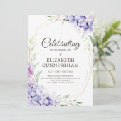 Viering van de bloem van de bloem Geometrische hou Kaart (Staand voorkant)