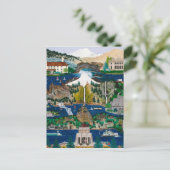 Viering van de Columbia River Gorge Briefkaart (Staand voorkant)