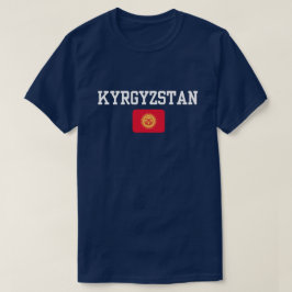 Viering van de cultuur van Kirgizië Vlag T-shirt