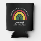 Viering van de Dag van de Vrijheid Junetetiende 18 Blikjeskoeler (Voorkant)