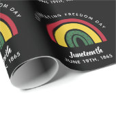 Viering van de Dag van de Vrijheid Junetetiende 18 Cadeaupapier (Rol Hoek)