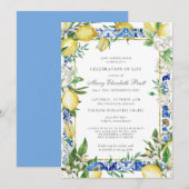 Viering van de dienst voor herdenking van het leve kaart (Voorkant / Achterkant)