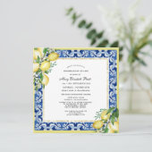 Viering van de dienst voor levensherdenking Lemon  Kaart (Staand voorkant)