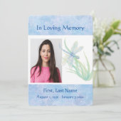 Viering van de Dragonfly-Waterverf van de Life Ser Kaart (Staand voorkant)