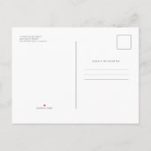 Viering van de Eenvoudige Chic Elegant Foto van Li Uitnodiging Briefkaart (Achterkant)