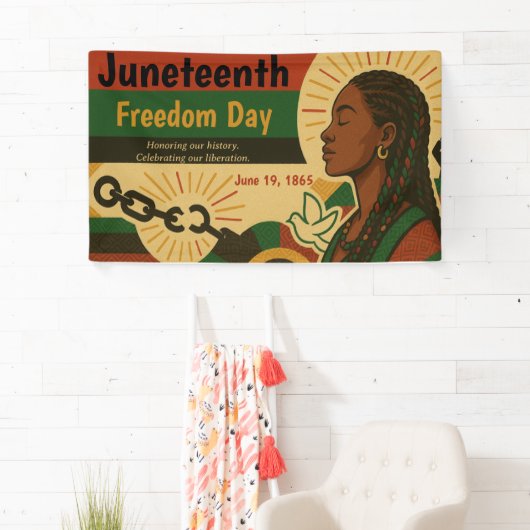 viering van de emancipatiedag van de negentiende v spandoek (Insitu)