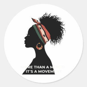Viering van de Erfgoed- en Cultuurbeweging Graphic Ronde Sticker