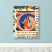 Viering van de Eucharisist Canvas Afdruk (Insitu (Houten vloer))