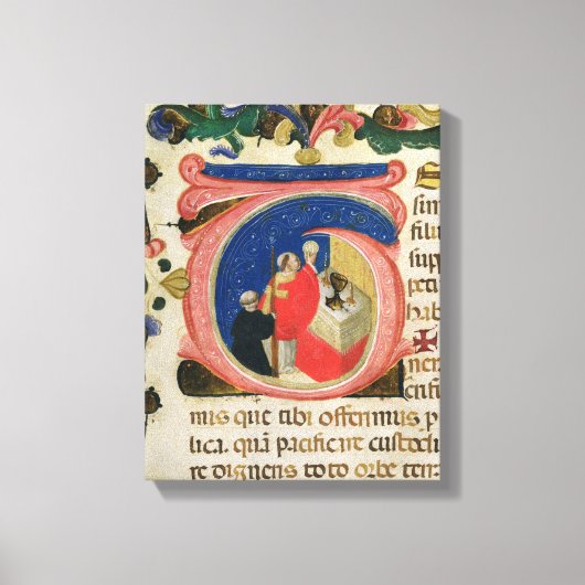 Viering van de Eucharisist Canvas Afdruk (Voorkant)