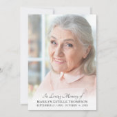 Viering van de finale fotouitnodiging van Life Pin Kaart (Achterkant)