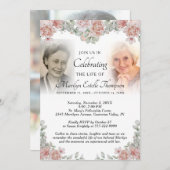 Viering van de finale fotouitnodiging van Life Pin Kaart (Voorkant / Achterkant)