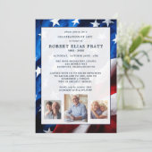 Viering van de foto van de levenspatriottische vla kaart (Staand voorkant)