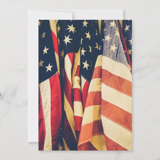 Viering van de foto van de levenspatriottische vla kaart (Achterkant)