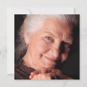 Viering van de funeral Pink Terracotta Foto van Li Kaart (Achterkant)