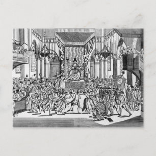 Viering van de godin der Reden Uitnodiging Briefkaart