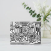 Viering van de godin der Reden Uitnodiging Briefkaart (Staand voorkant)
