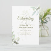 Viering van de Greenery Life Foliage Botanicals Kaart (Staand voorkant)