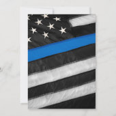 Viering van de herdenking van de Foto van Life Cop Kaart (Achterkant)