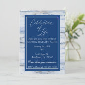 Viering van de herdenkingsdienst Blue Marble Kaart (Staand voorkant)