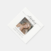 Viering van de herdenkingsfoto van het leven servet (Hoek)