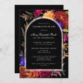 Viering van de herfst van de begrafenis van het le kaart (Voorkant / Achterkant)