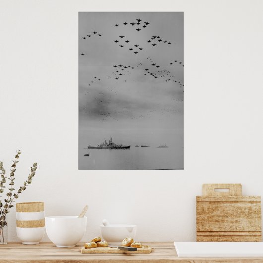 Viering van de Japanse "Surrender Procession" Poster (Keuken)