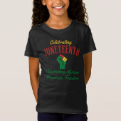 Viering van de Juntetiende Afrikaanse Vrijheid T- T-shirt (Voorkant)