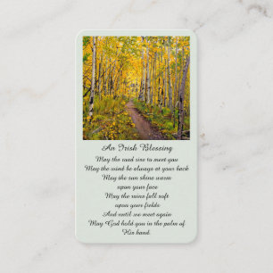 Viering van de Kaart van de Memorial Life Afbeeldi Visitekaartje