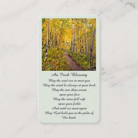 Viering van de Kaart van de Memorial Life Afbeeldi Visitekaartje (Voorkant)