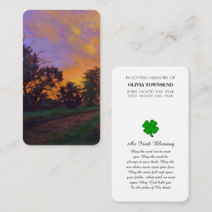 Viering van de Kaart van de Memorial Life Afbeeldi Visitekaartje