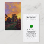 Viering van de Kaart van de Memorial Life Afbeeldi Visitekaartje (Voorkant / Achterkant)