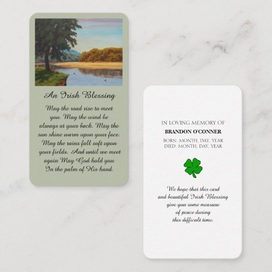 Viering van de Kaart van het Afbeelding van het le Visitekaartje (Voorkant / Achterkant)