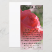 Viering van de Kaart van het leven, de herdenkings (Voorkant / Achterkant)