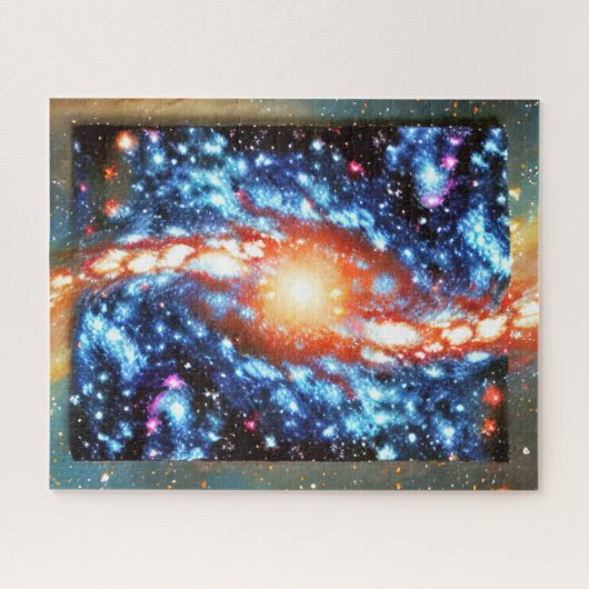 Viering van de kosmos levendig heldere nachtelijke legpuzzel (Horizontaal)