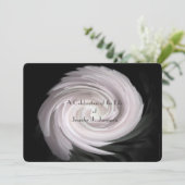 Viering van de levenscyclus Modern Bleek roze werv Kaart (Staand voorkant)