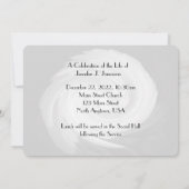 Viering van de levenscyclus Modern Bleek roze werv Kaart (Achterkant)