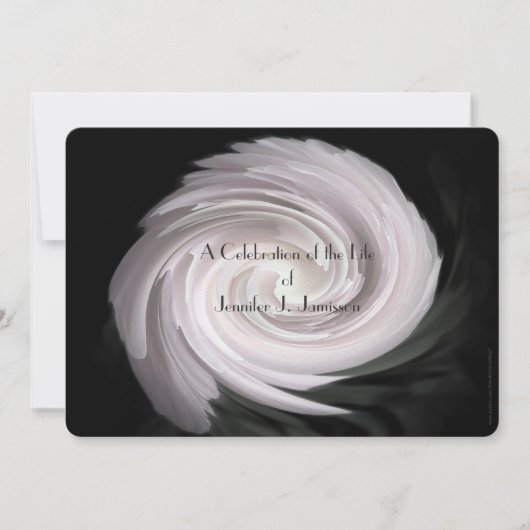 Viering van de levenscyclus Modern Bleek roze werv Kaart (Voorkant)