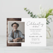 Viering van de levensdienst van hout Foto Kaart (Staand voorkant)