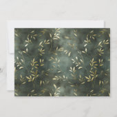 Viering van de levensdienst van olijfblad Foto Kaart (Achterkant)