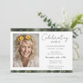 Viering van de levensdienst van olijfblad Foto Kaart (Staand voorkant)