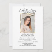 Viering van de levensmonument voor goudfoto's & ge kaart (Voorkant)