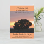 Viering van de levensreddende woestijnzonsondergan kaart (Staand voorkant)