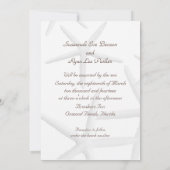 Viering van de liefde, Starfish bruiloft uitnodigi Kaart (Achterkant)