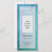 Viering van de Life Memorial Fotokaart (Voorkant)