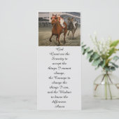 Viering van de "Life Memorial Sympathy Card" (Staand voorkant)