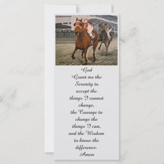 Viering van de "Life Memorial Sympathy Card" (Voorkant)