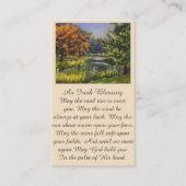 Viering van de "Life Memorial Sympathy Card" Visitekaartje (Voorkant)